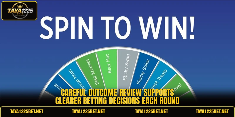 Careful outcome review supports clearer betting decisions each round
