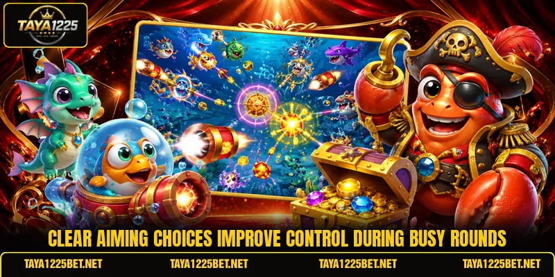 Clear aiming choices improve control during busy rounds