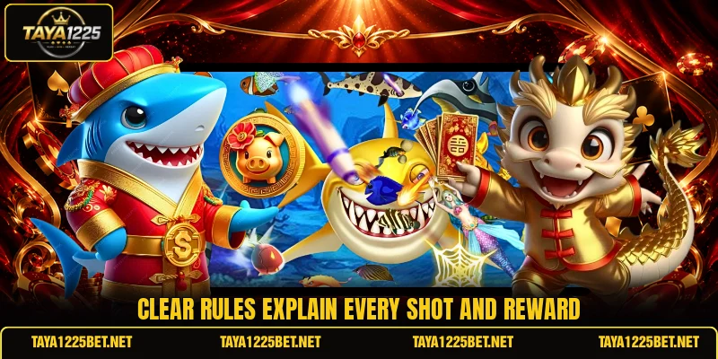 Clear rules explain every shot and reward