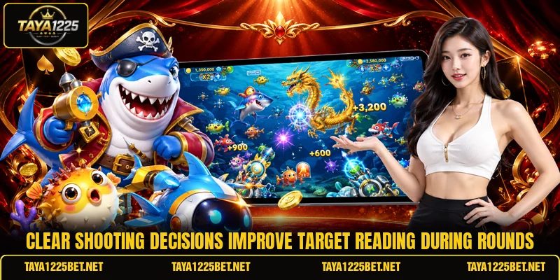 Clear shooting decisions improve target reading during rounds