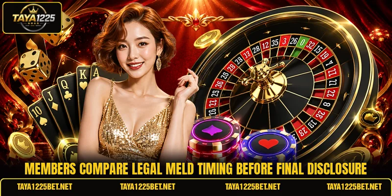 Members compare legal meld timing before final disclosure