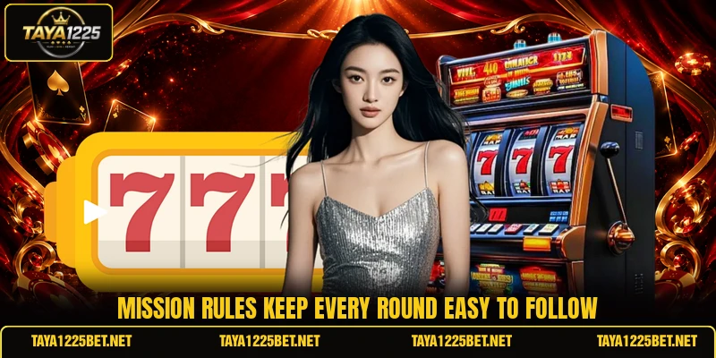 Mission rules keep every round easy to follow