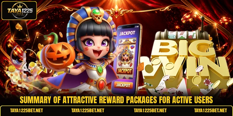 Summary of attractive reward packages for active users