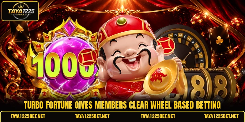 Turbo Fortune gives members clear wheel based betting